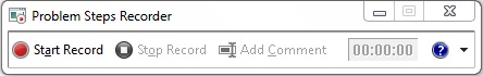 Problem Steps Recorder