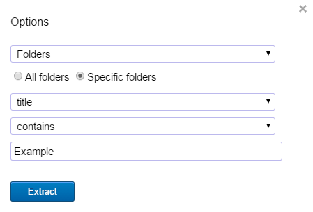 Extract Options